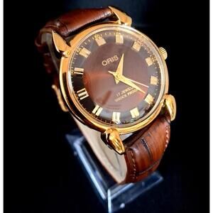 Men's Vintage Oris AM044 Mechanical Hand Wind Antique Watch
